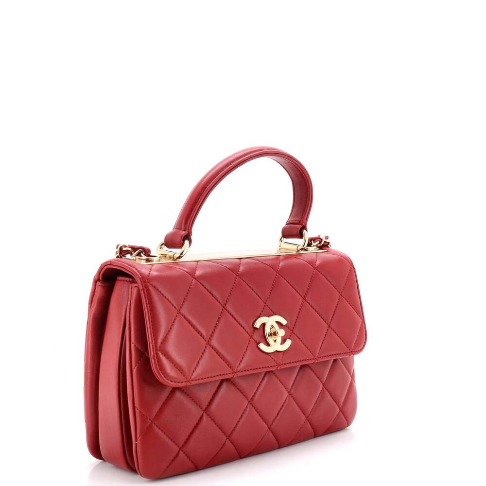 Chanel Trendy Cc Top Handle Bag Quilted #241424C47B - Picture 2 of 7